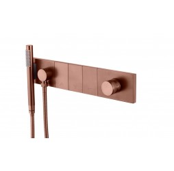 Boheme Смеситель ZODIAC с ручным душем BRUSHED BRONZE 132-SYS-BRB