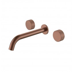 Boheme Смеситель из стены STICK LINEA на 3 отв. BRUSHED BRONZE 152-2-BRB.3