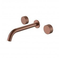 Boheme Смеситель из стены STICK SPIRALE на 3 отв. BRUSHED BRONZE 152-2-BRB.4