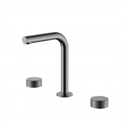 Boheme Смеситель на столешницу STICK SPIRALE на 3 отв. Gun Metal 152-GM.4