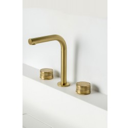 Boheme Смеситель на столешницу PRESTIGE на 3 отв. MAT GOLD 152-MG-PR
