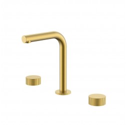 Boheme Смеситель на столешницу STICK LINEA на 3 отв. Matt Gold 152-MG.3