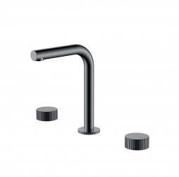 Boheme Смеситель на столешницу STICK LINEA на 3 отв. Shine Gun Metal 152-SGM.3