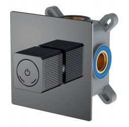 Boheme Смеситель автоматический встроенный QUAD Shine Gun Metal 154-5-SGM
