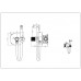 Boheme Смеситель гигиенический TECH Matt White 157-MW