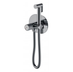 Boheme Смеситель гигиенический TECH Shine Gun Metal 157-SGM