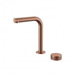 Boheme Смеситель автоматический для раковины на 2 отв. TECH Copper Brushed 158-CB