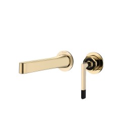 Boheme Смеситель Boheme Duo для раковины из стены 2х-позиционный GOLD 165-G