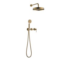 Boheme Смеситель встроенный + верхний+ ручной душ, ETERNA BRONZE 174-BR