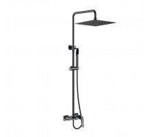 Boheme Стойка для душа со смесителем VENTURO Shine Gun Metall 378-SGM