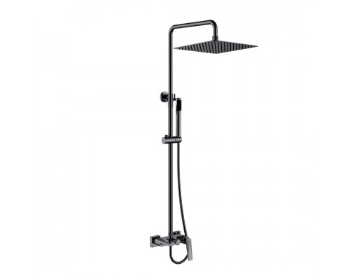 Boheme Стойка для душа со смесителем VENTURO Shine Gun Metall 378-SGM