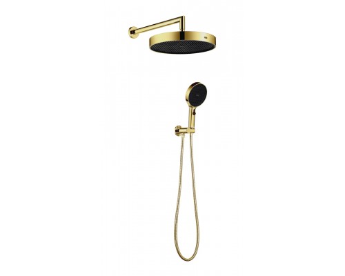 Boheme Лейка ручная+верхняя+выпуск+шланг CELL GOLD 427-G