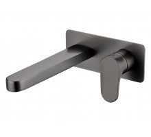Boheme Смеситель для умывальника из стены SPECTRE Gunmetal 455-GM