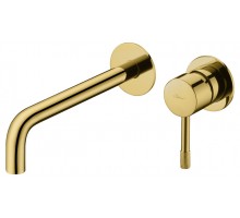 Boheme Смеситель для умывальника из стены, Uno. Gold 465-G