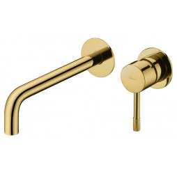 Boheme Смеситель для умывальника из стены, Uno. Gold 465-G