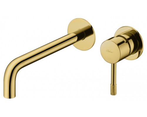 Boheme Смеситель для умывальника из стены, Uno. Gold 465-G