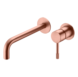Boheme Смеситель для умывальника из стены, Uno. Copper Brushed 465-CB