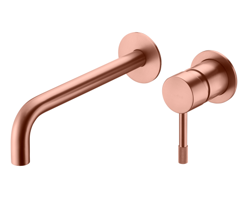 Boheme Смеситель для умывальника из стены, Uno. Copper Brushed 465-CB