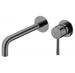 Boheme Смеситель для умывальника из стены, Uno. Shine Gun Metall 465-SGM