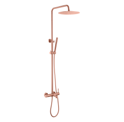 Boheme Стойка для душа со смесителем UNO Copper Brushed 468-CB