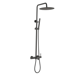 Boheme Стойка для душа со смесителем UNO Shine Gun Metall 468-SGM