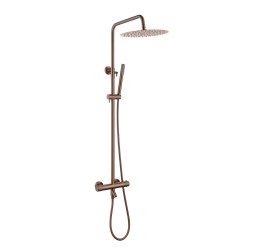 Boheme Стойка для душа c термостатом UNO Brushed Bronze 468-T-BRB