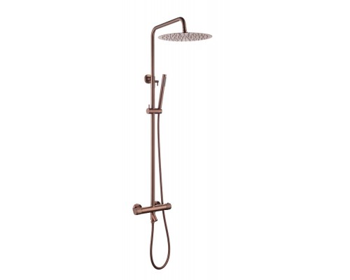 Boheme Стойка для душа c термостатом UNO Copper Brushed 468-T-CB