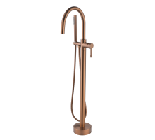 Boheme Смеситель напольный UNO WHITE Copper Brushed 469-CB