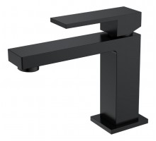 Cмеситель для умывальника Qubic Matt Black 471-B