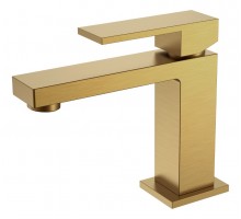Cмеситель для умывальника Qubic Bronze 471-BR