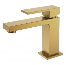 Cмеситель для умывальника Qubic Bronze 471-BR