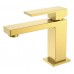 Cмеситель для умывальника Qubic Matt Gold 471-MG