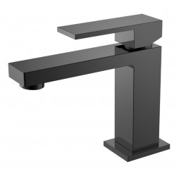 Cмеситель для умывальника Qubic Shine Gun Metal 471-SGM