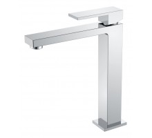 Смеситель для умывальника высокий Qubic Chrome 472-CR