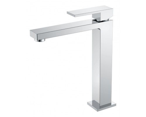Смеситель для умывальника высокий Qubic Chrome 472-CR