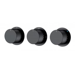 Boheme Смеситель встроенный STICK DIAMOND BLACK 3-х проходной 124-3-B.1