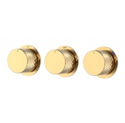 Boheme Смеситель встроенный STICK DIAMOND GOLD 3-х проходной 124-3-G.1