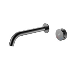 Boheme Смеситель автоматический для раковины из стены на 2 отв. TECH Shine Gun Metal 158/2-SGM