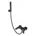 Смеситель для ванны с душем Qubic Shine Gun Metal 473-SGM