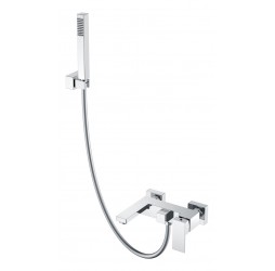 Смеситель для ванны с душем Qubic Chrome 473-CR