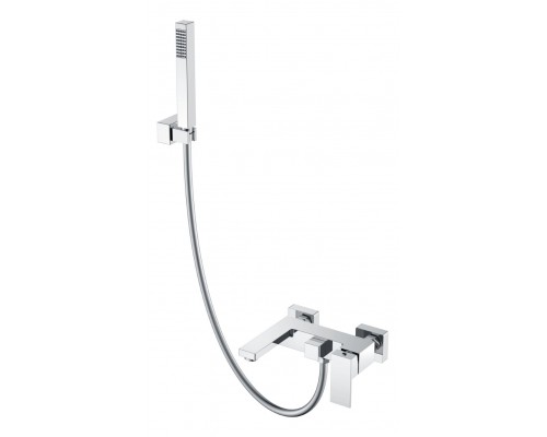 Смеситель для ванны с душем Qubic Chrome 473-CR