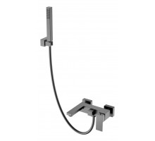 Смеситель для ванны с душем Qubic Matt Gun Metal 473-GM