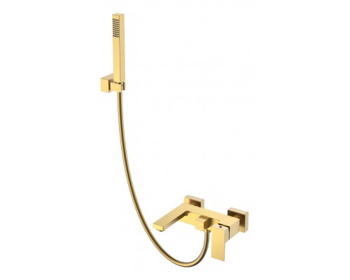 Смеситель для ванны с душем Qubic Bronze 473-BR