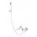 Смеситель для ванны с душем Qubic Matt White 473-MW