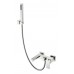 Смеситель для ванны с душем Qubic Brushed Nickel 473-NB
