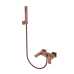 Boheme Смеситель для ванны с душем Qubic Copper Brushed 473-CB