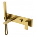 Смеситель для ванны встроенный Qubic Bronze 474-2-BR