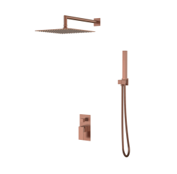 Boheme Смеситель встроенный для душа QUBIC Brushed Bronze 474-3-BRB