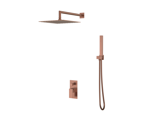 Boheme Смеситель встроенный для душа QUBIC Brushed Bronze 474-3-BRB