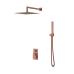 Boheme Смеситель встроенный для душа QUBIC Brushed Bronze 474-3-BRB